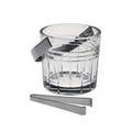 Reed & Barton Tempo Ice Bucket w/ Tongs